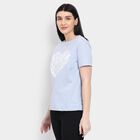 Ladies' Round Neck T-Shirt , Light Blue, small image number null