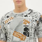 Men's Light Grey Cotton Round Neck Casual T-Shirt, Light Grey, small