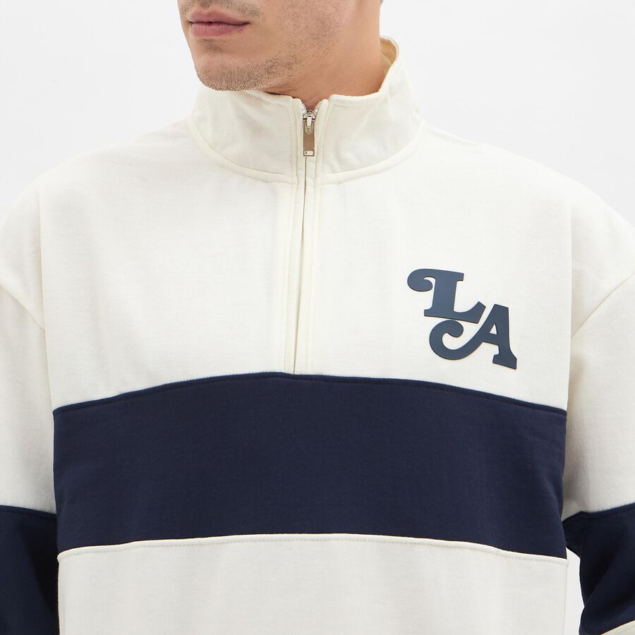 Men's Sweatshirt, Navy Blue, large image number null