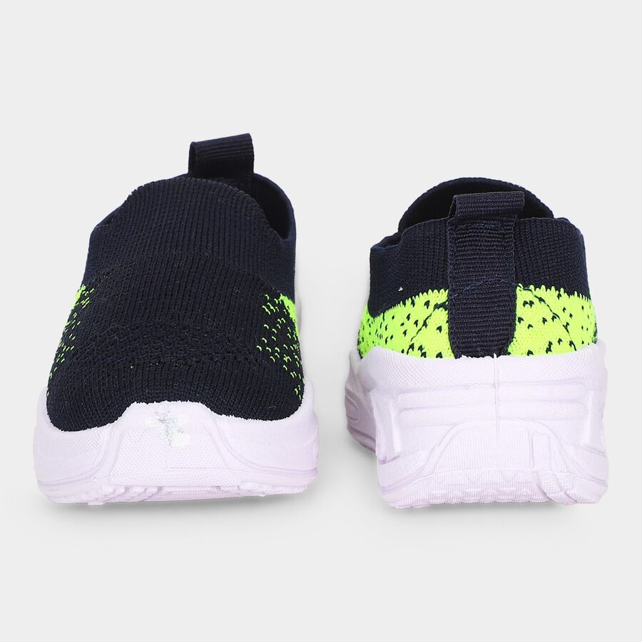 Boys' Navy Blue Slip-On Sneakers, Navy Blue, large