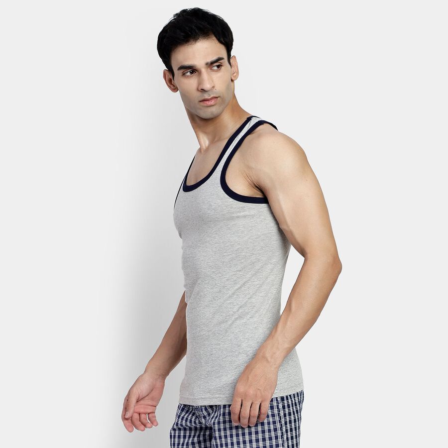 Men's Gym T-Shirt, Melange Light Grey, large image number null