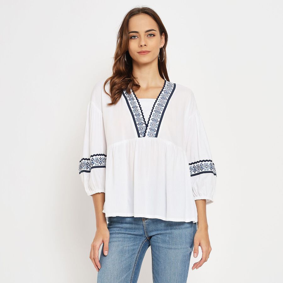 Ladies' Shirt , White, large image number null