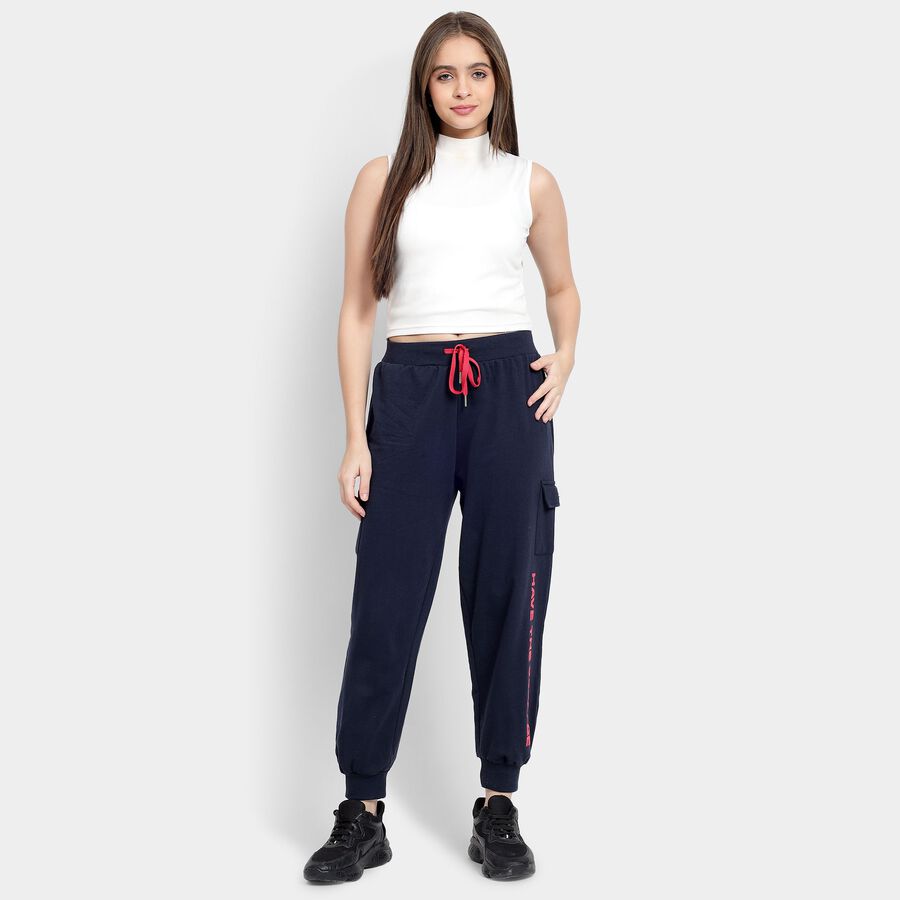 Ladies' Track Pants, Navy Blue, large image number null