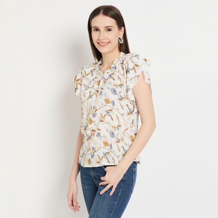 Ladies' Top, Off White, large image number null