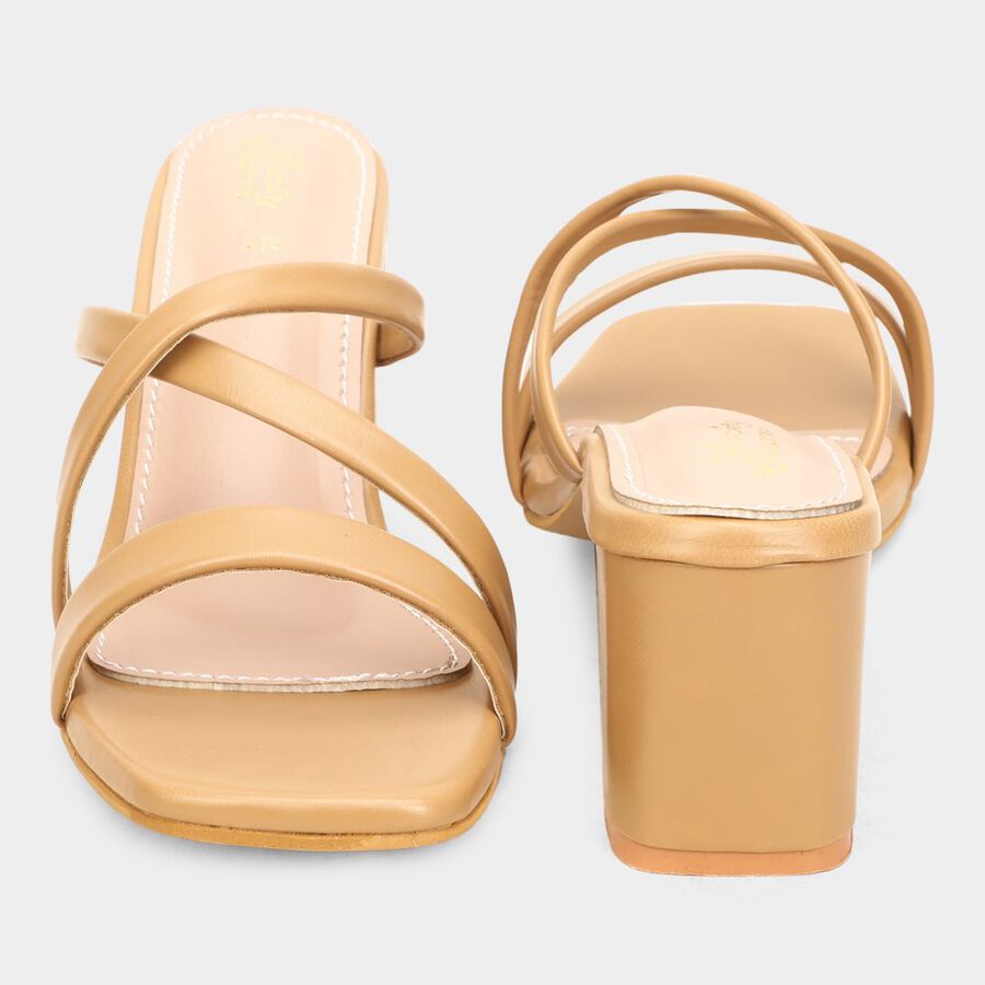 Womens Sandals, टैन, large image number null