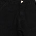 Boys' Jet Black Regular Fit Cotton Jeans, काला, small image number null