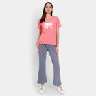 Ladies' Round Neck T-Shirt, Pink, small image number null