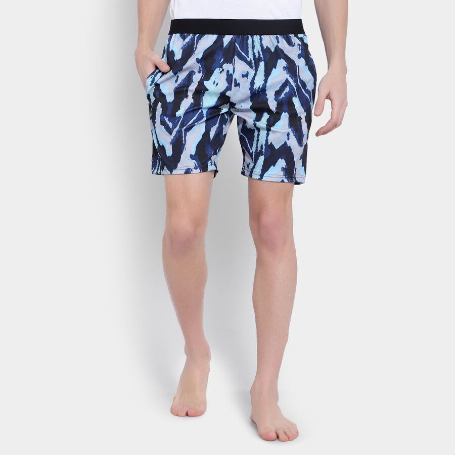 All Over Print Bermuda, Navy Blue, large image number null