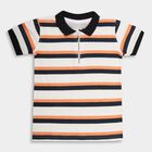 Boys' 100% Cotton Half Sleeves T-Shirt , White, small