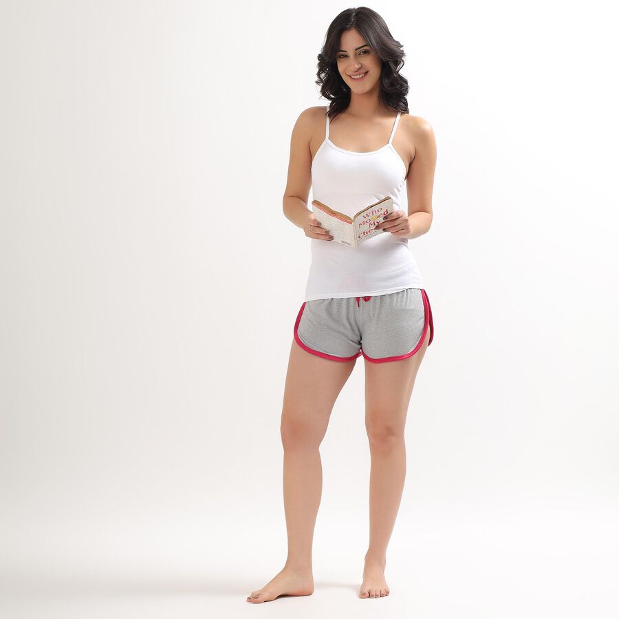 Ladies' Shorts , Melange Light Grey, large