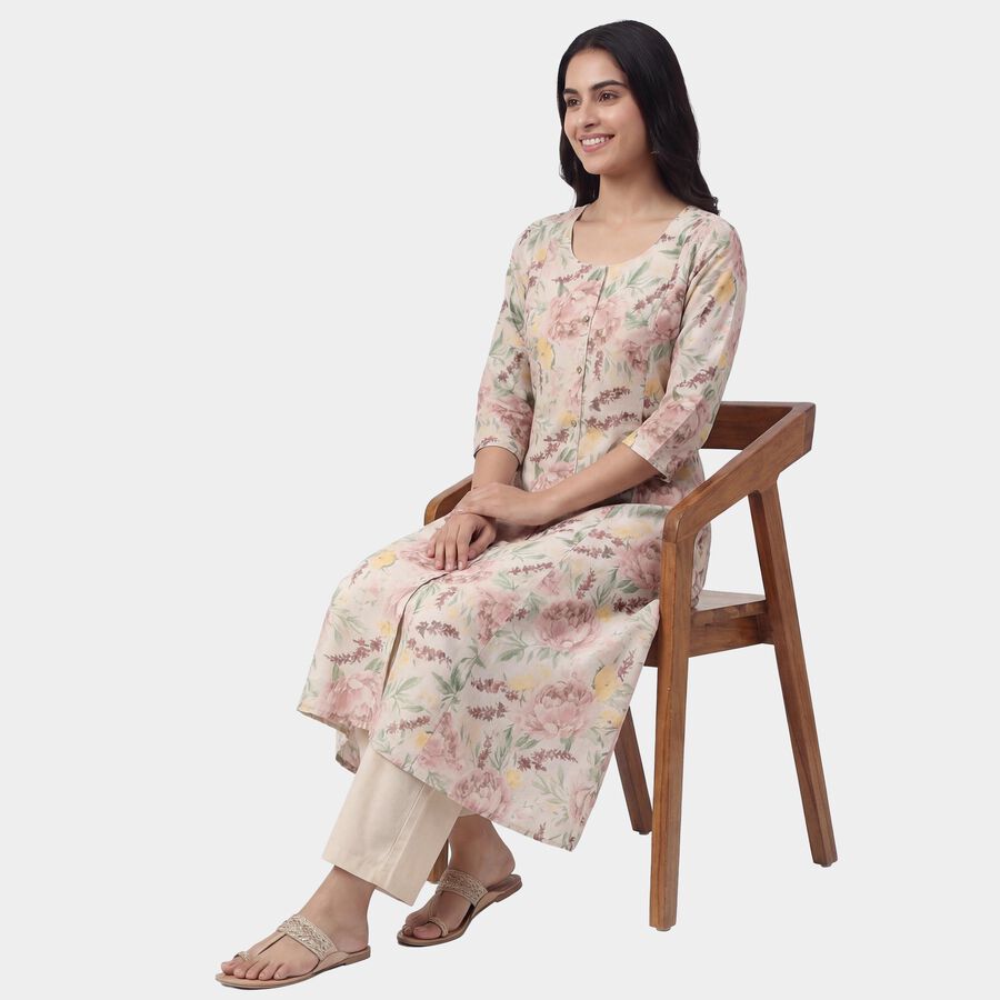 Women's Soft Light Pink Minimalist Ethnic Set, हल्का गुलाबी, large