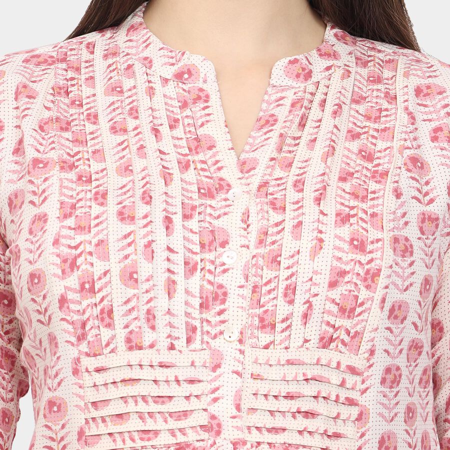Ladies' Kurta, हल्का गुलाबी, large image number null