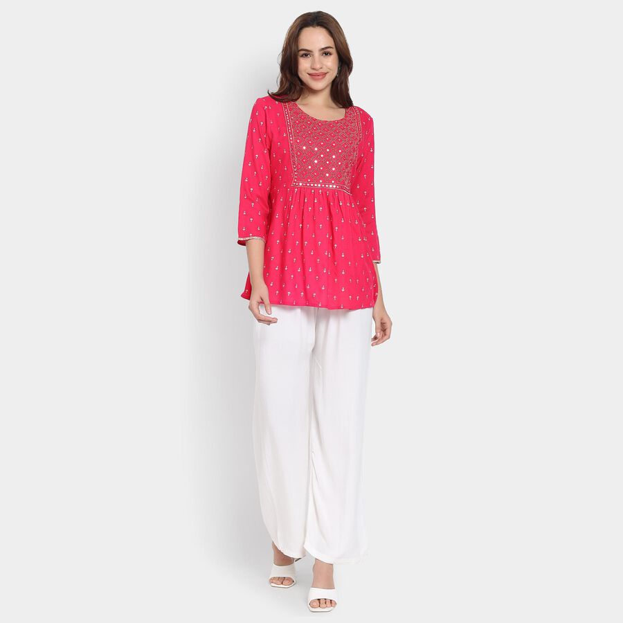 Ladies' Kurti, Fuchsia, large image number null