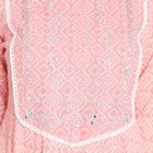 Embroidered 3/4Th Sleeves Kurta, Light Pink, small image number null