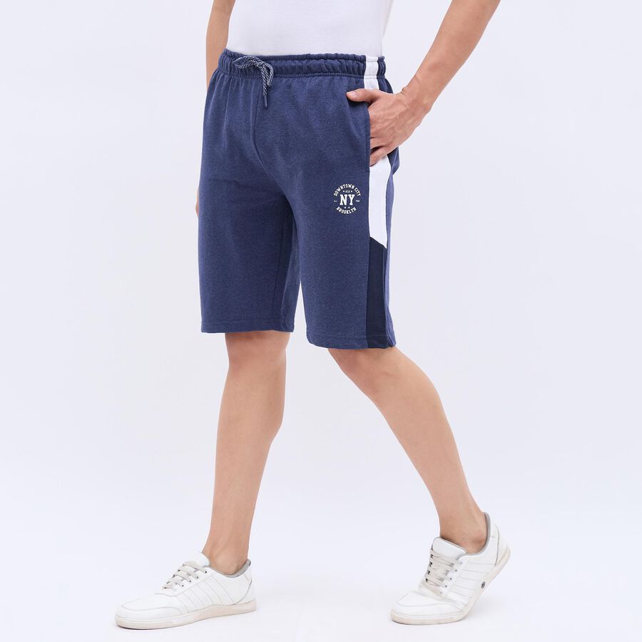 Men's Basic Jamaican, Melange Blue, large image number null