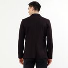 Men's Deep Wine Slim Fit Single-Breasted Blazer, वाइन, small image number null