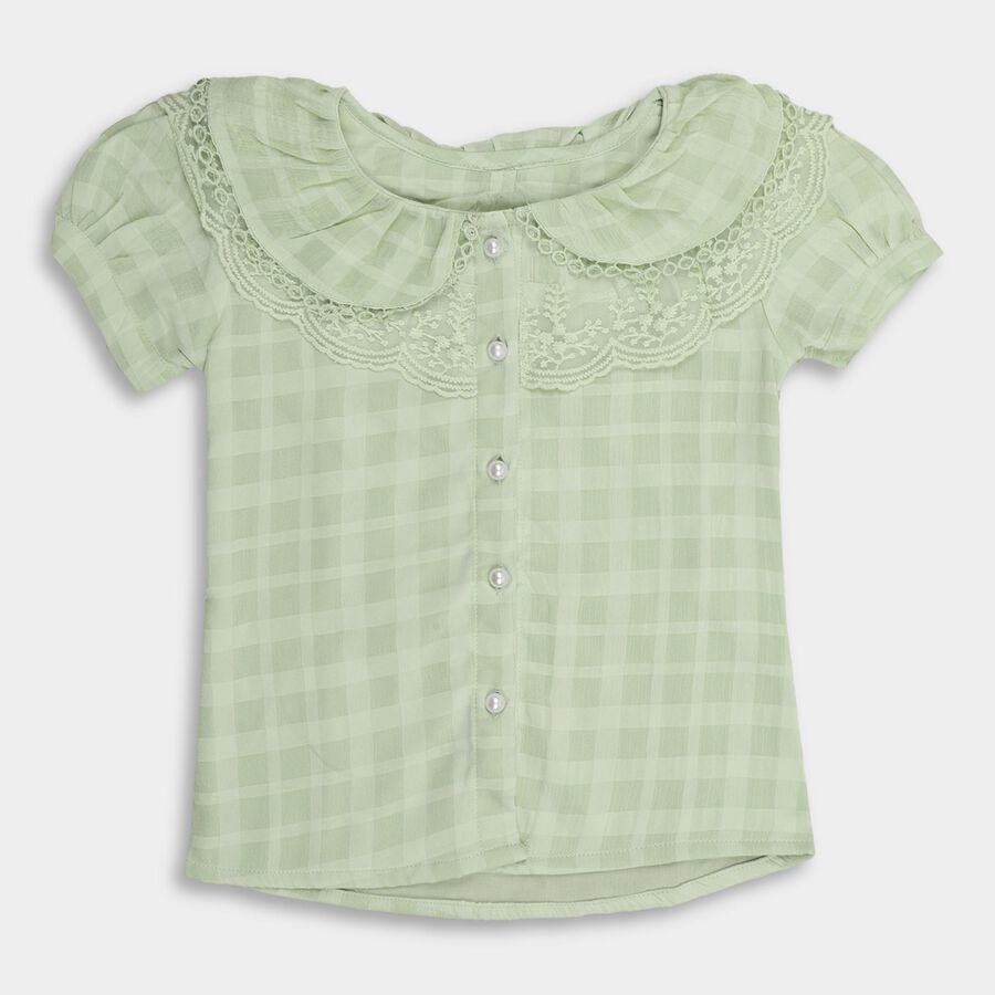 Girls' T-Shirt , हल्का हरा, large image number null