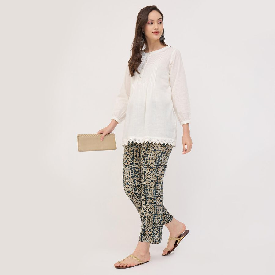 Ladies' Palazzos, Teal Blue, large image number null
