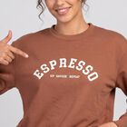 Women Pink Crew Neck Pullover Sweatshirt, गुलाबी, small