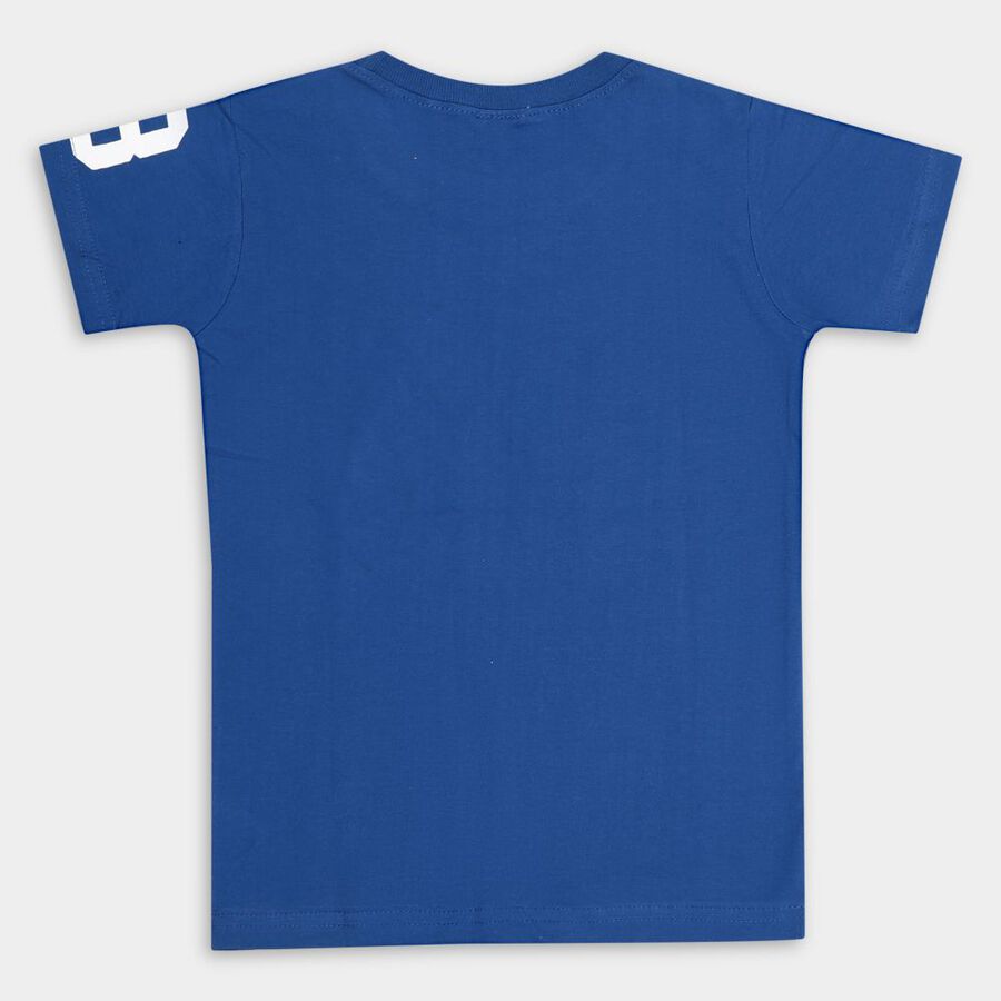 Boys' Half Sleeves T-Shirt, रॉयल ब्लू, large image number null