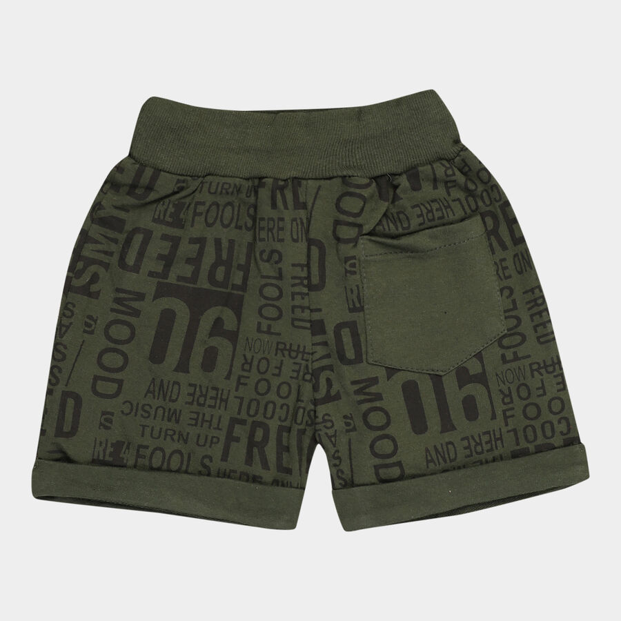 Boys All Over Print Bermuda, Olive, large image number null