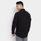 Men's 100% Cotton Casual Shirt, Black, small image number null