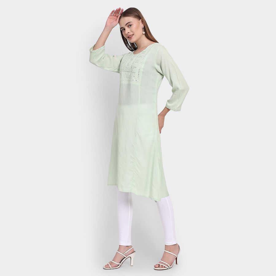 Ladies' Kurta , हल्का हरा, large image number null
