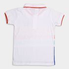 Boys' 100% Cotton Half Sleeves T-Shirt, White, small image number null