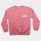 Boys' Pink Crew Neck Pullover Sweatshirt, गुलाबी, small