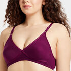 Solid Bra, वाइन, small image number null