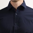 Men's Formal Shirt, Navy Blue, small image number null