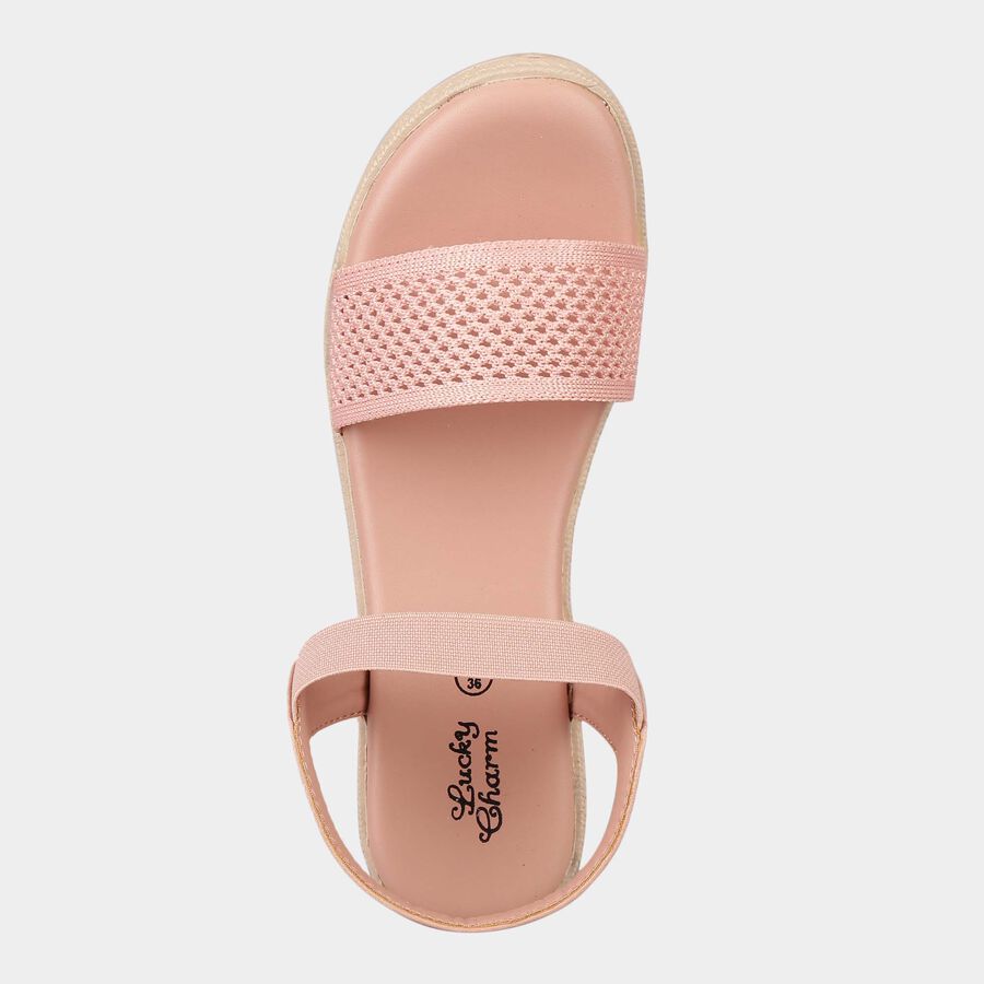 Women Wedges, Peach, large image number null