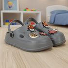 Boys' Grey Slip-On Clogs Sandals, Grey, small