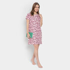 All Over Print Knee Length Women, गुलाबी, small image number null