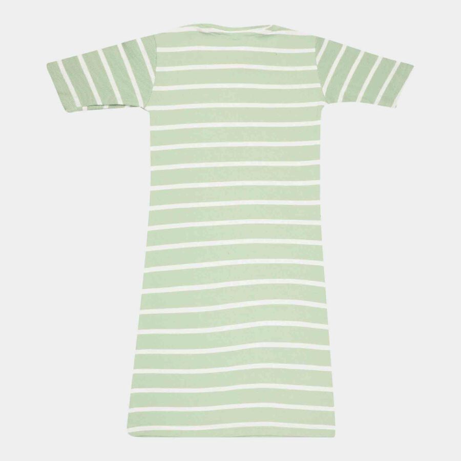 Striped Dress, Light Green, large image number null