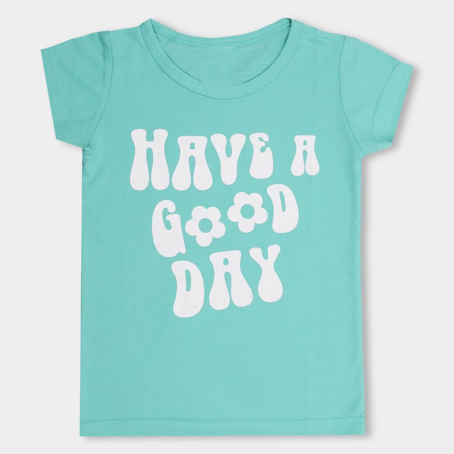 Girls' T-Shirt , Light Green, large image number null