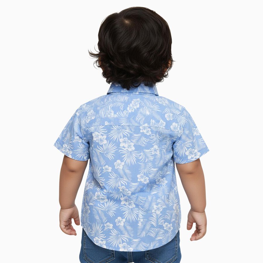 Infants' Shirt, Mid Blue, large image number null