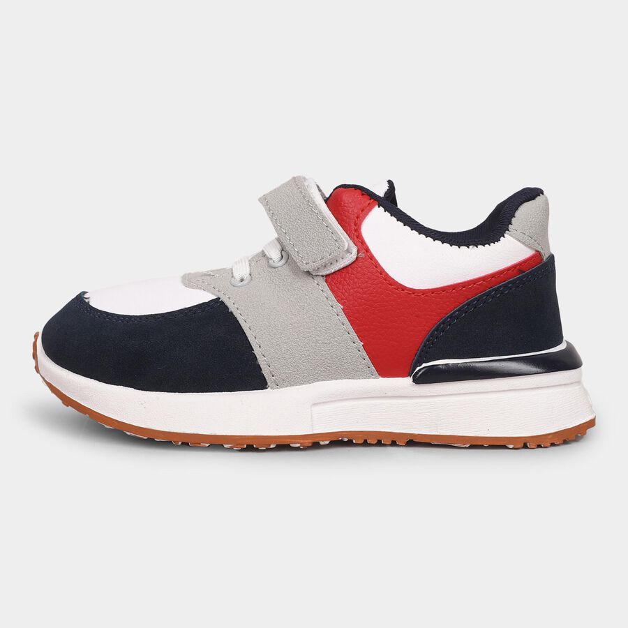 Boys' Shoes, Navy Blue, large image number null