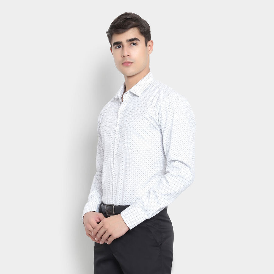 Cut Away Collar Formal Shirt, Light Grey, large image number null
