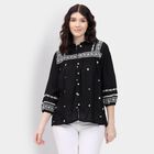 Ladies' Shirt, काला, small image number null