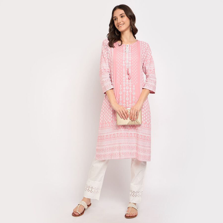 Ladies' Kurta, गुलाबी, large image number null