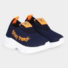 Boys' Navy Blue Slip-On Sneakers, Blue, small