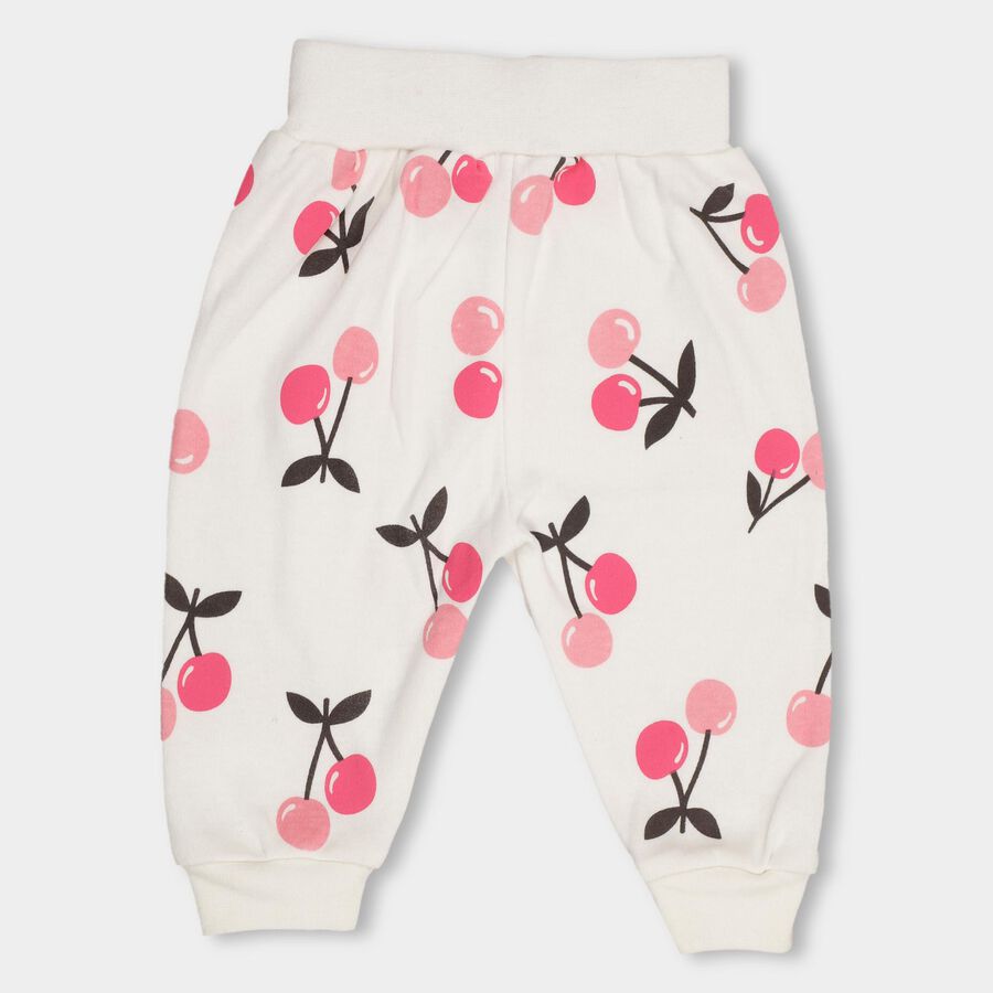 Infants' 100% Cotton Pyjama, Off White, large image number null