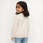 Girls' Sweatshirt, Beige, small image number null
