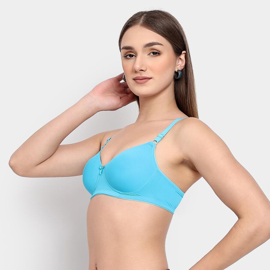 Ladies' Bra , मध्यम नीला, large image number null