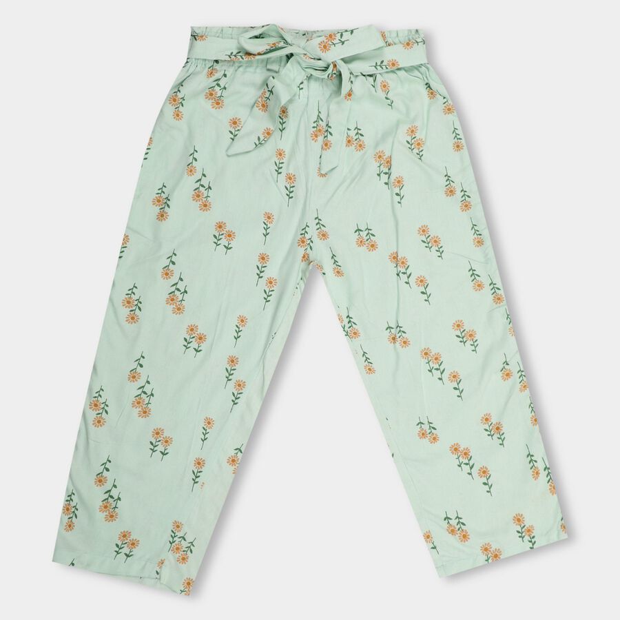 Girls' Capris, Light Green, large image number null