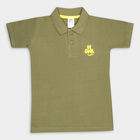 Boys Solid T-Shirt, Olive, small image number null