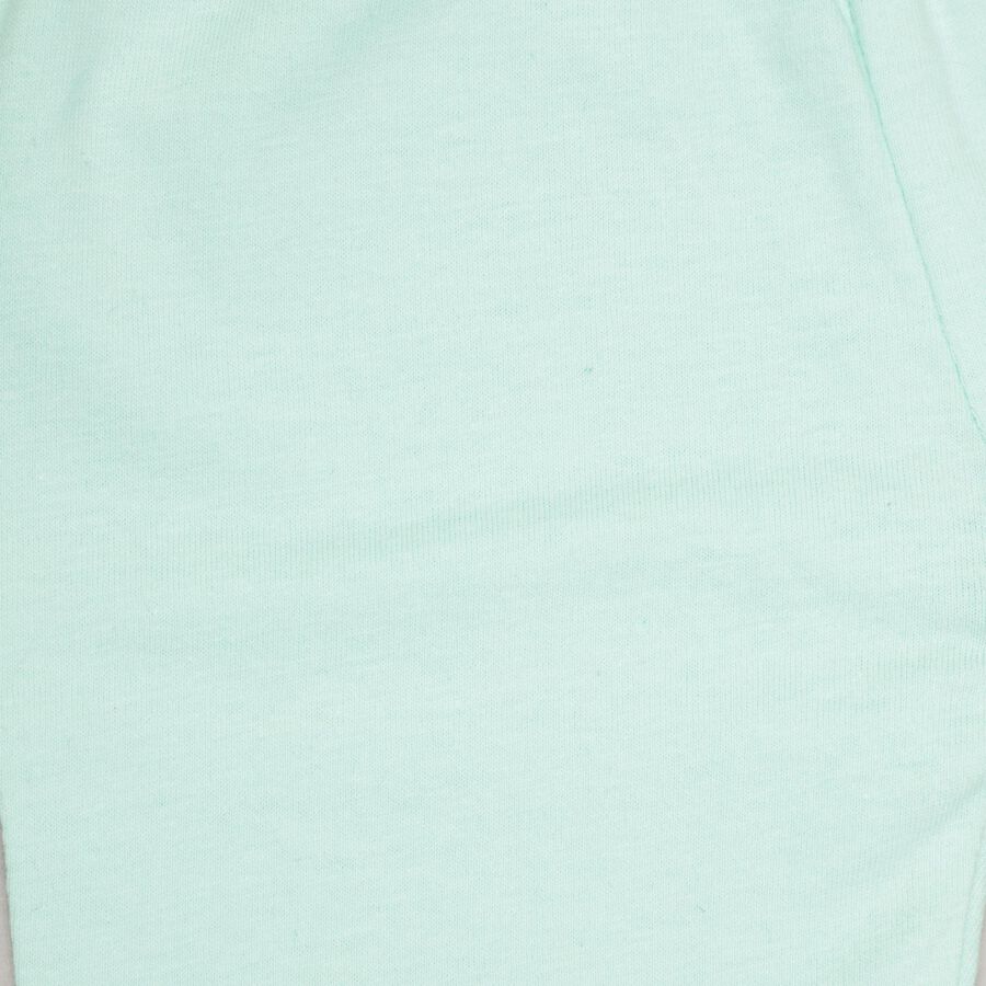 Infants Cotton Printed Baba Suit, Light Green, large image number null