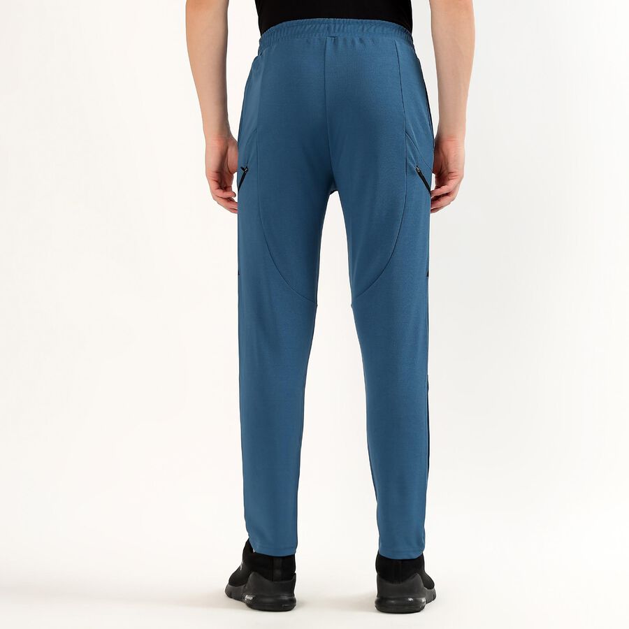 Men's Track Pants, मध्यम नीला, large