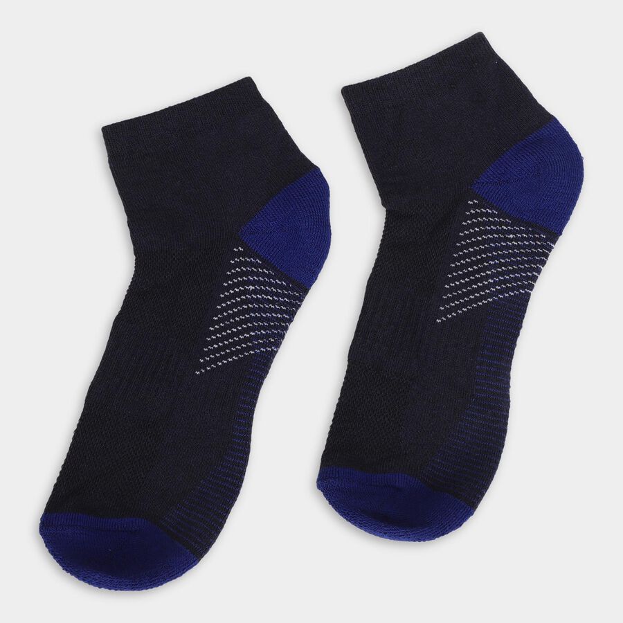 Men's Socks (Pack of 2), Navy Blue, large